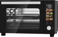 Emerio Mini-Backofen MO-133856.1 schwarz Metall B/H/L: ca. 39,6x31,1x48,5 cm ca. 28 l