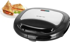 Emerio Sandwichtoaster ST-120889 silber schwarz Kunststoff Edelstahl B/H/T: ca. 21,8x7,7x20,2 cm