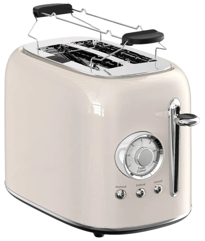 Emerio Toaster TO-133281.4 creme Edelstahl B/H/L: ca. 16,8x18,9x29,7 cm