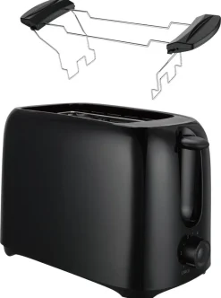 Emerio Toaster TO-128676.1 schwarz Kunststoff B/H/T: ca. 15x17x25 cm