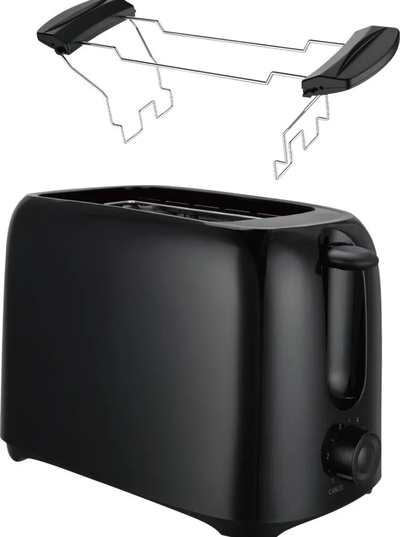 Emerio Toaster TO-128676.1 schwarz Kunststoff B/H/T: ca. 15x17x25 cm