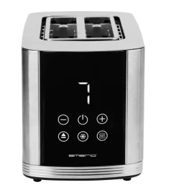 Emerio Toaster TO-128308 silber B/H/L: ca. 16,4x18,9x26,8 cm