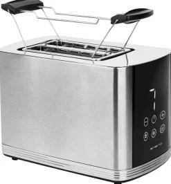 Emerio Toaster TO-128308 silber B/H/L: ca. 16,4x18,9x26,8 cm