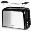 Emerio Toaster TO-123924 silber schwarz Kunststoff Edelstahl B/H/T: ca. 29,5x17,5x15,6 cm