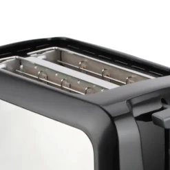 Emerio Toaster TO-123924 silber schwarz Kunststoff Edelstahl B/H/T: ca. 29,5x17,5x15,6 cm