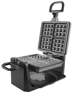 Emerio Waffelautomat WM-110984.4 schwarz Kunststoff B/H/L: ca. 21x19x38 cm