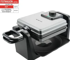 Emerio Waffelautomat WM-110984.4 schwarz Kunststoff B/H/L: ca. 21x19x38 cm