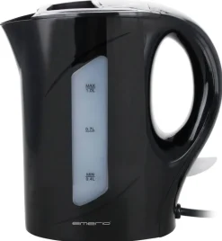 Emerio Wasserkocher WK-121616.1 schwarz Kunststoff B/H/T: ca. 11x20x19 cm ca. 1 l