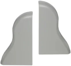 Endkappe grau L/B/H: ca. 2,35x1,04x4,25 cm