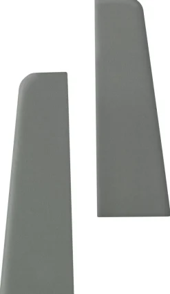 Endstück grau L/B/H: ca. 0,77x1,78x5,96 cm