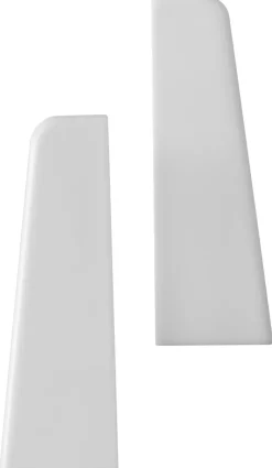 Endstück weiß L/B/H: ca. 0,77x1,78x5,96 cm