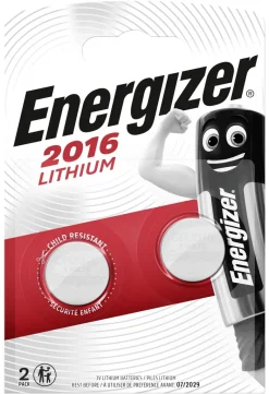 Energizer Knopfzelle Lithium CR2016 2er Pack