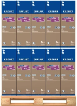 Erfurt Vliestapete Variovlies Flat Classic weiß B/L: ca. 75x2500 cm