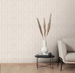 Erismann Vinyltapete Ornament beige B/L: ca. 53x1005 cm