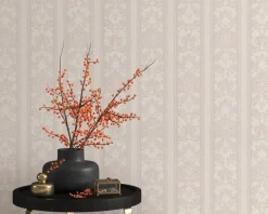 Erismann Vinyltapete Ornament beige B/L: ca. 53x1005 cm