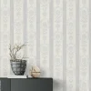 Erismann Vinyltapete Ornament grau B/L: ca. 53x1005 cm
