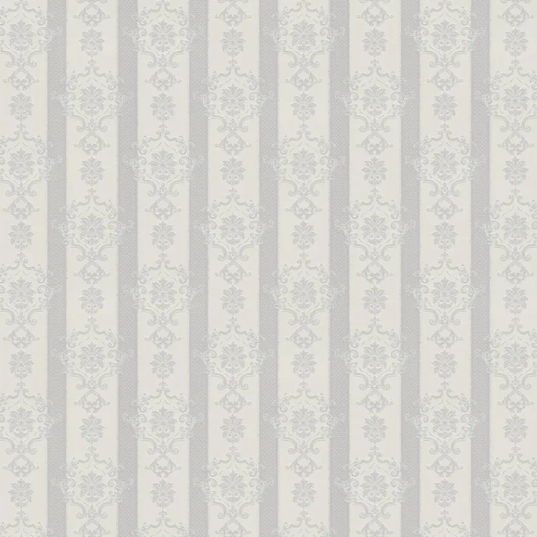 Erismann Vinyltapete Ornament grau B/L: ca. 53x1005 cm
