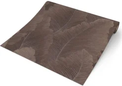 Erismann Vliestapete Blätter braun bronze B/L: ca. 53x1005 cm