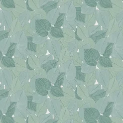Erismann Vliestapete Blätter grün weiß B/L: ca. 53x1005 cm