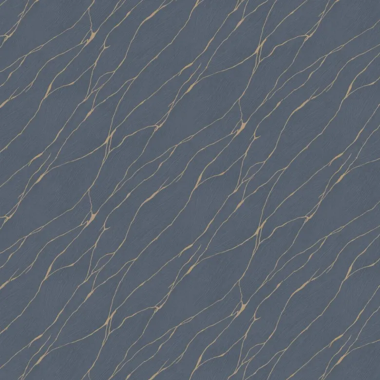 Erismann Vliestapete Marmoroptik blau B/L: ca. 53x1005 cm