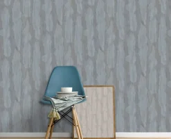 Erismann Vliestapete Struktur blau B/L: ca. 53x1005 cm