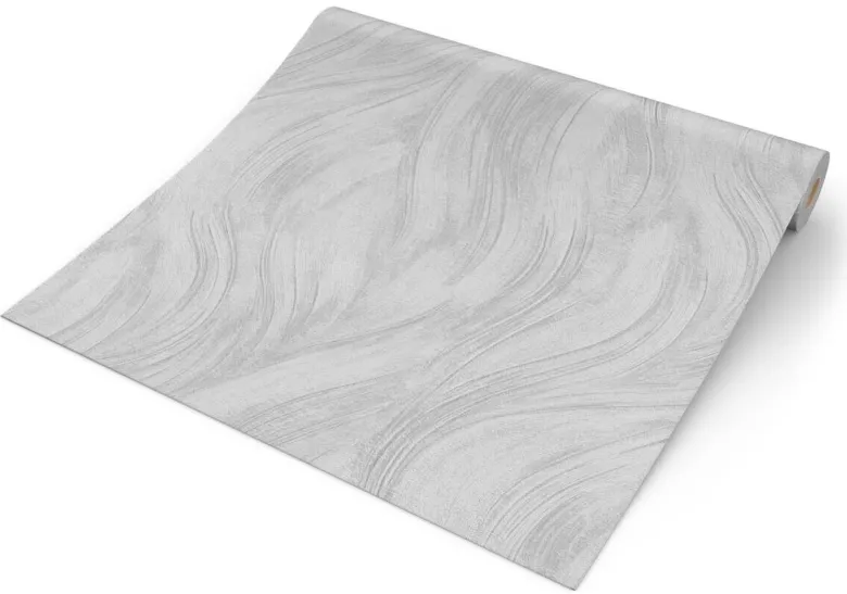 Erismann Vliestapete Wellen grau silber B/L: ca. 53x1005 cm