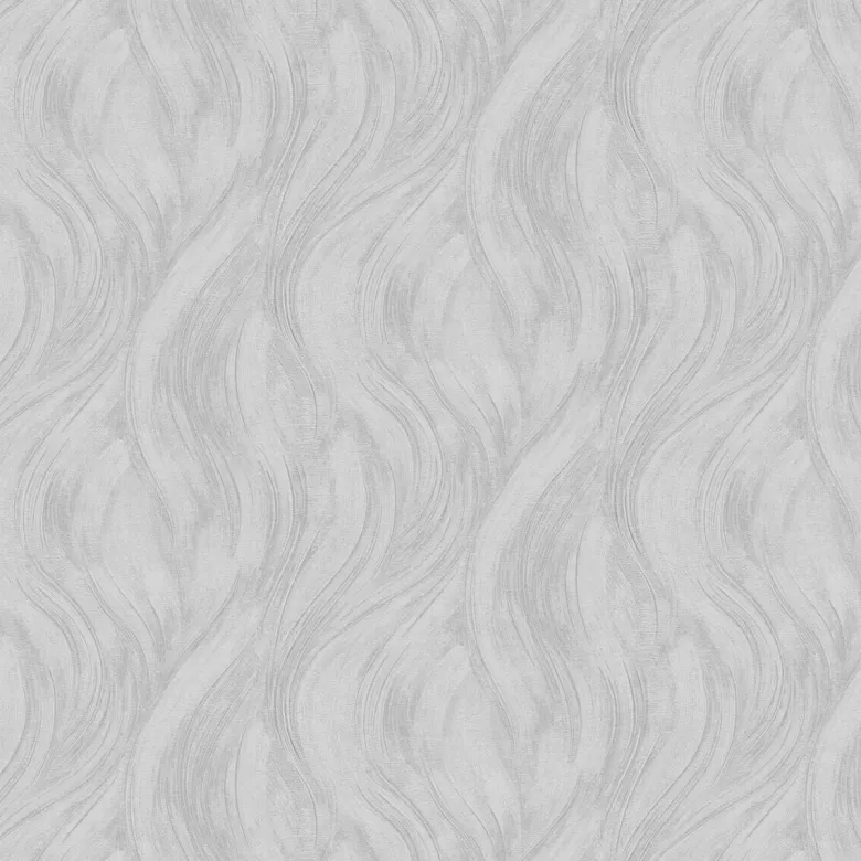 Erismann Vliestapete Wellen grau silber B/L: ca. 53x1005 cm