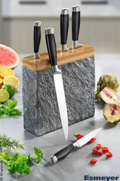 Esmeyer Messerblock DISCOVER schwarz Edelstahl 5 tlg.