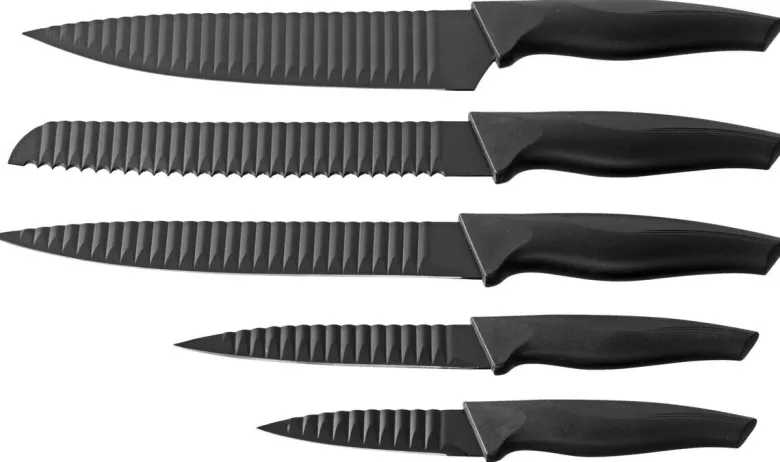 Esmeyer Messerset Orbit schwarz Edelstahl 5 tlg.