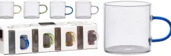 Espressogläser-Set mehrfarbig