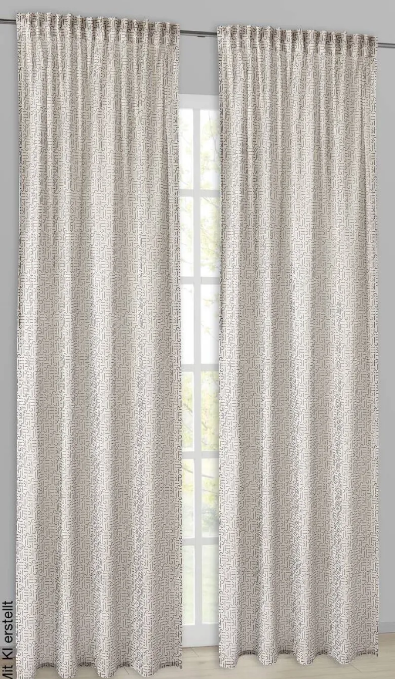 Esprit Kombivorhang E-Scatter grau B/L: ca. 130x250 cm