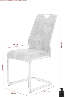 Essgruppe Agnes I Eiche anthrazit Holzwerkstoff B/H/T: ca. 220x76x90 cm