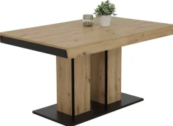 Essgruppe Agnes I Eiche anthrazit Holzwerkstoff B/H/T: ca. 220x76x90 cm