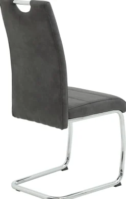 Essgruppe Lia II Eiche anthrazit Microfaser B/H/T: ca. 320x76x90 cm