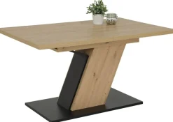 Essgruppe Luise Eiche anthrazit Holzwerkstoff B/H/T: ca. 180x76x90 cm