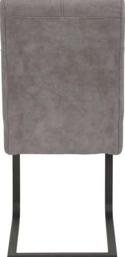 Essgruppe Luise grau Eiche Microfaser B/H/T: ca. 180x76x90 cm