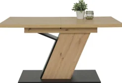 Essgruppe Luise grau Eiche Microfaser B/H/T: ca. 180x76x90 cm