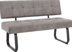 Essgruppe Luise grau Eiche Microfaser B/H/T: ca. 180x76x90 cm