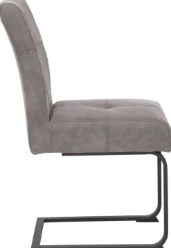 Essgruppe Luise grau Eiche Microfaser B/H/T: ca. 180x76x90 cm