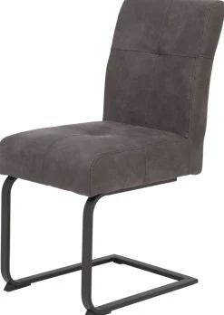 Essgruppe Luise I anthrazit Microfaser B/H/T: ca. 160x76x80 cm