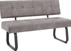 Essgruppe Luise II Eiche anthrazit Microfaser B/H/T: ca. 160x76x80 cm
