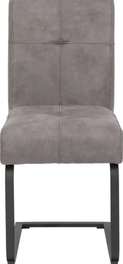 Essgruppe Luise II Eiche anthrazit Microfaser B/H/T: ca. 160x76x80 cm
