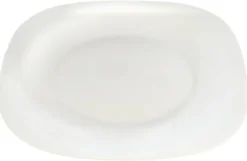Essteller flach weiß Opal-Hartglas D: ca. 27 cm