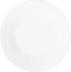 Essteller weiß Opal-Hartglas