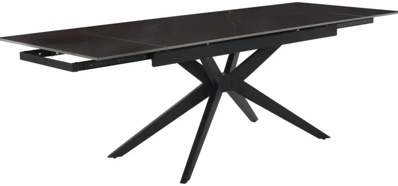 Esstisch anthrazit B/H/T: ca. 160x77x90 cm
