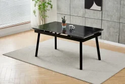 Esstisch Bilbao anthrazit Keramik Optik B/H/T: ca. 150x75x90 cm