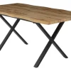 Esstisch Eiche Wild Nachbildung B/H/T: ca. 140x76x90 cm