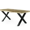 Esstisch Eiche Wild Nachbildung B/H/T: ca. 200x76x100 cm