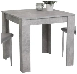 Esstisch Erika Beton Optik B/H/T: ca. 80x76x80 cm