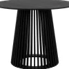 Esstisch Garle schwarz H/D: ca. 75x100 cm